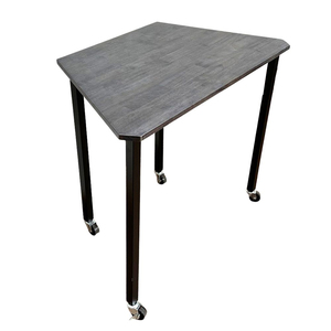 Ensemble de 8 tables trapézoïdales de style moderne en bois de caoutchouc avec pieds carrés en fer, style Lego - HBLG043 - Product Image 6