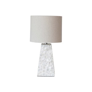 Lampe de table incrustée de nacre unique avec abat-jour en ligne lampes de décoration intérieure de luxe en gros bon prix de l'usine du Vietnam - Product Image 4