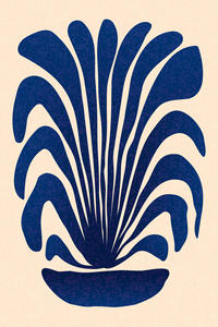 Made In Germany - Home Decor Canvas Picture Abstract <b>Ink</b> Art - Wall Mural In Cream And Beige - Canvas Picture On Stretcher Frame - Product Image 5