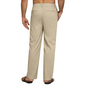 2025 personnalisé Extra doux tricoté tissu course entraînement Slim Fit survêtement plaine poche zippée coton Polyester survêtement hommes pantalons - Product Image 4