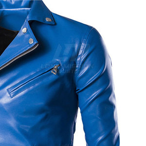Veste en cuir pour homme, chaude pour l'hiver, confortable, de haute qualité - Product Image 4
