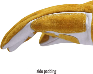 Gants de soudage Tig en peau de chèvre anti-coupure Gants longs résistants à la chaleur pour le soudage Tig - Product Image 4