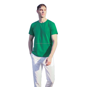 แขนสั้นสำหรับผู้หญิงและผู้ชายแฟชั่น13สีคอกลมทรงหลวมสามารถกำหนดโลโก้ได้เอง - Product Image 1