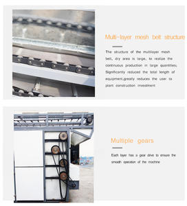 High Capacity Fish Fruits Vegetables Dehydrator Continuous Mesh Belt dryer Ginger Chili Cassava Processing Machines - Product Image 2