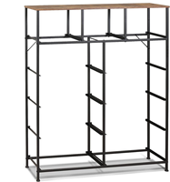 Chunlei OEM Rustique Brun Grain De Bois Impression 11 Tiroirs Commode Tour De Rangement pour Chambre Couloir Organisateur Unité