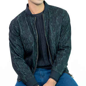 Chaqueta de cuero informal Bomber de alta calidad a la moda para hombre, chaqueta de hombre pura en blanco de diseñador con logotipo personalizado - Product Image 3