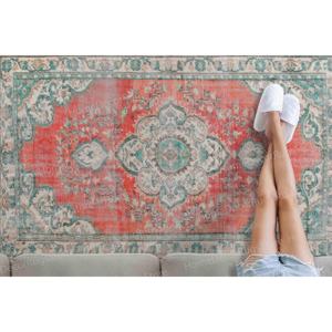 Alfombra Estampada de Diseño Marroquí: Lujosa, Personalizada, Antideslizante, para Colgar en la Pared, Alfombra Delgada No Tejida - Product Image 1