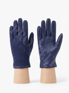 Gants en peau de mouton pour climat froid, fabriqués avec une paume en cuir souple et un dos en tricot respirant, couverture chaude pour l'hiver, gants en cuir - Product Image 5