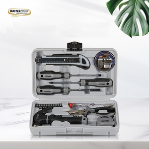 Boîte à outils d'entretien domestique avec étui <span class=keywords><strong>de</strong></span> rangement robuste, kits d'outils à main généraux - Product Image 3