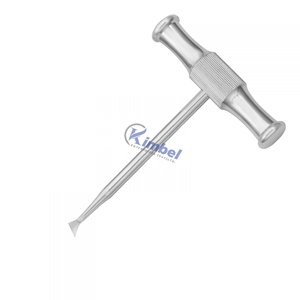 Vente en gros d'instruments chirurgicaux KIMBEL KI-DE-301 en acier inoxydable, extraction dentaire à poignée manuelle en forme de croix pour ascenseur de racine gauche - Product Image 2