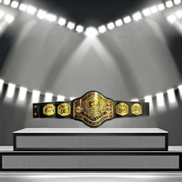 Ceintures de championnat en cuir pur haut de gamme accessoires d'arts martiaux personnalisés confortables pour la boxe Jiu-Jitsu
