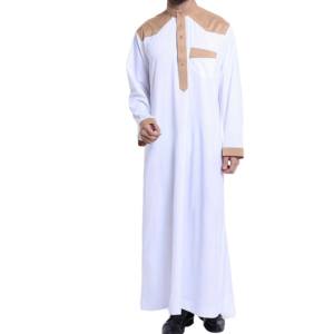 Abaya Musulmana para Hombre, Talla Grande, Otoño, Moda, Alta Calidad, Transpirable, Poliéster/Algodón, Venta Caliente en Paquistán, OEM Árabe - Product Image 4