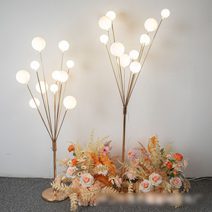 Centro de mesa de árbol frutal metálico de 4 pies/5 pies para ceremonias románticas, decoraciones de pasillo y recepción, decoración de boda iluminada con LED - Product Image 2