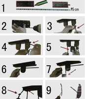 Support de plafond pour vélo et kayak, support mural pour canoë, poulie de suspension, crochets, grue de stationnement pour vélo, présentoir mural