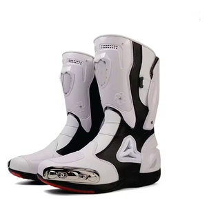 Zapatos de Motocicleta Cómodos y Profesionales Hechos a Mano, Zapatos de Motocicleta de Cuero Genuino Más Vendidos - Product Image 1