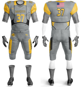 2025 élégant sublimé Football américain porter des uniformes entièrement personnalisation broderie maillots de Football américain - Product Image 5