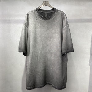 Acid Washed <b>Tshirt</b> for <b>Men</b> Wholesale Clothing Plain Heavyweight Cotton <b>Tshirt</b> Custom Logo Oversized Graphic Vintage T Shirt - Product Image 3