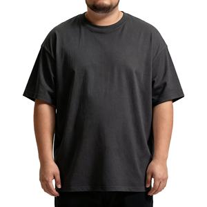 Camisetas de Manga Corta Personalizadas de Moda Urbana, 100% Algodón Interlock 240Gsm, Talla Grande, Verano, Alta Calidad, para Hombre - Product Image 4