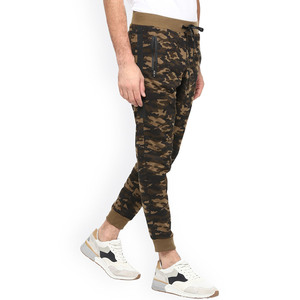 Pantalon de jogging camouflage personnalisé pour homme, coupe ajustée, cordon de serrage, tactique, extérieur, coton, polyester, poche zippée, OEM - Product Image 2