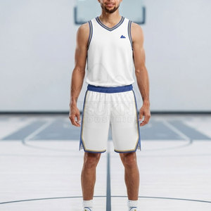Uniforme de basket-ball personnalisé pour adultes, polyester, prix de gros, étiquette privée, service OEM, usine directe, maillot et short d'équipe - Product Image 4
