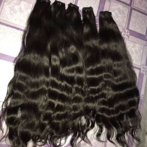 Extensiones de Peluca de máquina de trama doble de templo del sur de la India, cabello humano crudo, onda corporal, mechones profundos sueltos, cabello Natural ondulado - Product Image 2