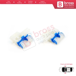 Clips de réparation de lève-vitre BWR316+BWR317 Avant A+B pour Golf MK6 A6 5K 5K1 AJ5 Variant 2008-2014 5 portes 5K0837462 - Product Image 4