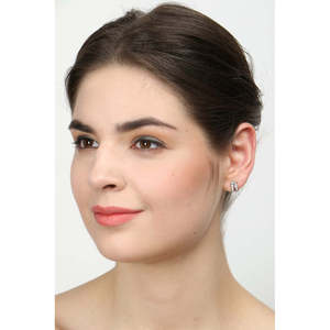 Compre Pendientes de Plata de Ley 925 de Primera Calidad para Mujeres y Niñas, Pendientes Geométricos con Baño de Oro de 18K para Bodas - Product Image 6