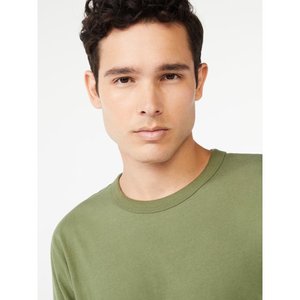 เสื้อยืดแขนสั้นสีเบจ300กรัมเสื้อยืดคอกลมทรงหลวมและธรรมดาสำหรับผู้ชายผู้หญิง - Product Image 3