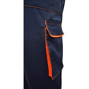 Combinaison de travail professionnelle unisexe CBF Balducci Group, multi-poches, bleu/orange, industrielle, robuste, fabriquée en Albanie - Product Image 5