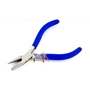 Herramientas Suddle, pinzas de bucle de alambre de mordazas de nariz redonda y cóncava de 130mm, acero inoxidable, bricolaje, creatividad, joyería, herramientas de fabricación de joyas - Product Image 1