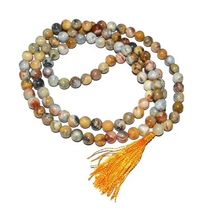 Grosir manik-manik batu permata penyembuhan | Gambar Jasper Jap Mala dengan harga diskon | Gambar Jasper Jap Mala beads