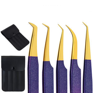 ชุดแหนบต่อขนตาแบบฟันปลาทำจากสเตนเลสสตีลคุณภาพสูงออกแบบโลโก้ได้ตามต้องการ - Product Image 3