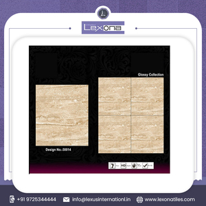 Carreaux de sol en marbre brillant numérique de conception moderne du fabricant indien de vente chaude 39.6X39.6mm - Product Image 3