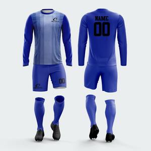 Uniforme de Portero de Fútbol con Estampado por Transferencia de Calor para Todas las Temporadas, Nuevo Diseño 2026, Jersey Sublimado de Manga Larga con Pantalones Cortos - Product Image 2