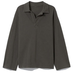 Plus Size <b>Long</b> <b>Sleeve</b> <b>Polo</b> Shirt Girls Drop Shoulder Streetwear <b>Polo</b> Shirt <b>Women's</b> High Quality Oversized <b>Polo</b> Shirts Ladies - Product Image 6