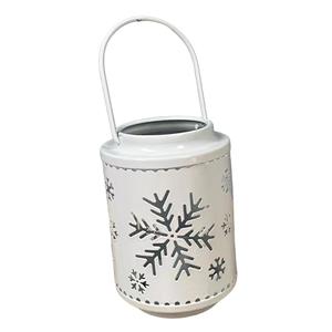 Bougeoir découpé de Noël en métal de qualité supérieure avec poignée lanterne à bougie extérieure pour la décoration de noël but cadeau - Product Image 5