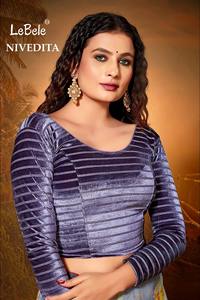 Blusa púrpura Georgette para mujer, manga de codo con bordado elegante, perfecta para fiestas, bodas y ropa informal - Product Image 5