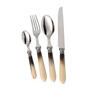 Vente en gros de couverts de restaurant pour événements en plein air, couverts réutilisables avec Long manche, ensemble de cuillères, fourchettes et couteaux de luxe modernes - Product Image 2