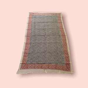 Bagru Dabu Printed 100% Pure Soft Cotton Sexy Pareos Women Beach Face <b>Wrap</b> Light Weight Cotton Indian Scarfs Bagru Dabu Printed - Product Image 3