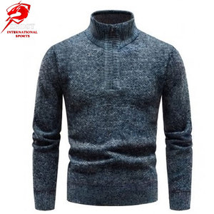 Wholesale <b>Men</b> <b>Turtleneck</b> Sweater Classic High Neck Design Ribbed Knit Texture Soft Fabric Warm Winter Casual Fashion <b>For</b> <b>Men</b> - Product Image 1