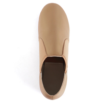 Chaussures de danse classiques latines, de gymnastique et de jazz, en cuir véritable, doublure en tissu de coton, plates, unisexes, pour l'entraînement de danse, semelle en caoutchouc