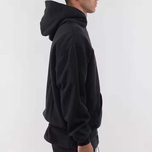 Sudadera con capucha de alta calidad para hombre 100% algodón mezclado polar invierno peso pesado sudadera colores básicos sudaderas con capucha para hombres y mujeres - Product Image 4