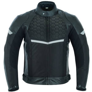 Chaqueta textil de cuero genuino para montar en motocicleta, chaqueta para motociclistas de calle, moda para exteriores, chaqueta para carreras de autos - Product Image 5