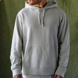 French Terry Pullover para hombres 100% sudadera de algodón con capucha casual para hombres sudaderas con capucha lavadas para hombres - Product Image 3