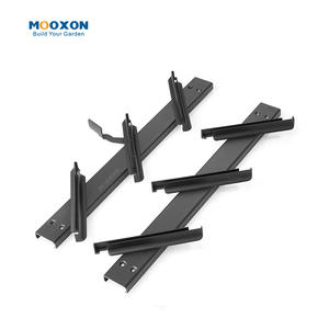 Cadre <span class=keywords><strong>de</strong></span> persiennes en aluminium thermolaqué, système <span class=keywords><strong>de</strong></span> lames réglables imperméable <span class=keywords><strong>pour</strong></span> portes patio et fenêtres <span class=keywords><strong>de</strong></span> maison - Product Image 1