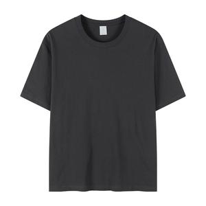 Fabricante al por mayor logotipo personalizado 100% algodón 210 gramos camiseta moda transpirable Unisex algodón camiseta para hombres - Product Image 4