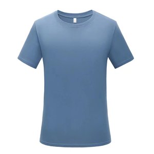 Venta al por mayor de alta calidad en blanco liso camisetas logotipo personalizado impreso Unisex 100% algodón camiseta para hombre Camisetas de gran tamaño - Product Image 4