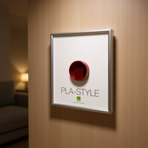 BASIC PLA STYLE 18x24cm <b>Plastic</b> <b>Frame</b> Metallic Silver PLA01 AA 06 for Bubola & Naibo - Product Image 3