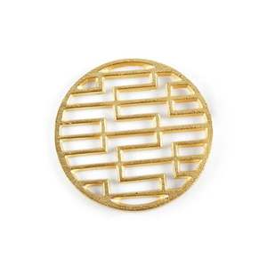 Sous-verres décoratifs en aluminium avec surface résistante à la corrosion et design moderne pour des accessoires de maison élégants - Product Image 2