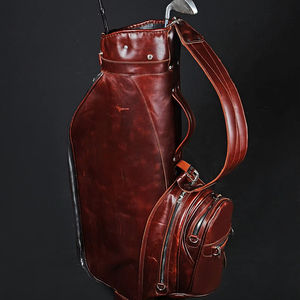 Professional <b>Golf</b> Staff <b>Bag</b> LGB-0002C High Quality Waterproof <b>Golf</b> Stand Carrier Lightweight Genuine Leather <b>Golf</b> <b>Bag</b> - Product Image 1